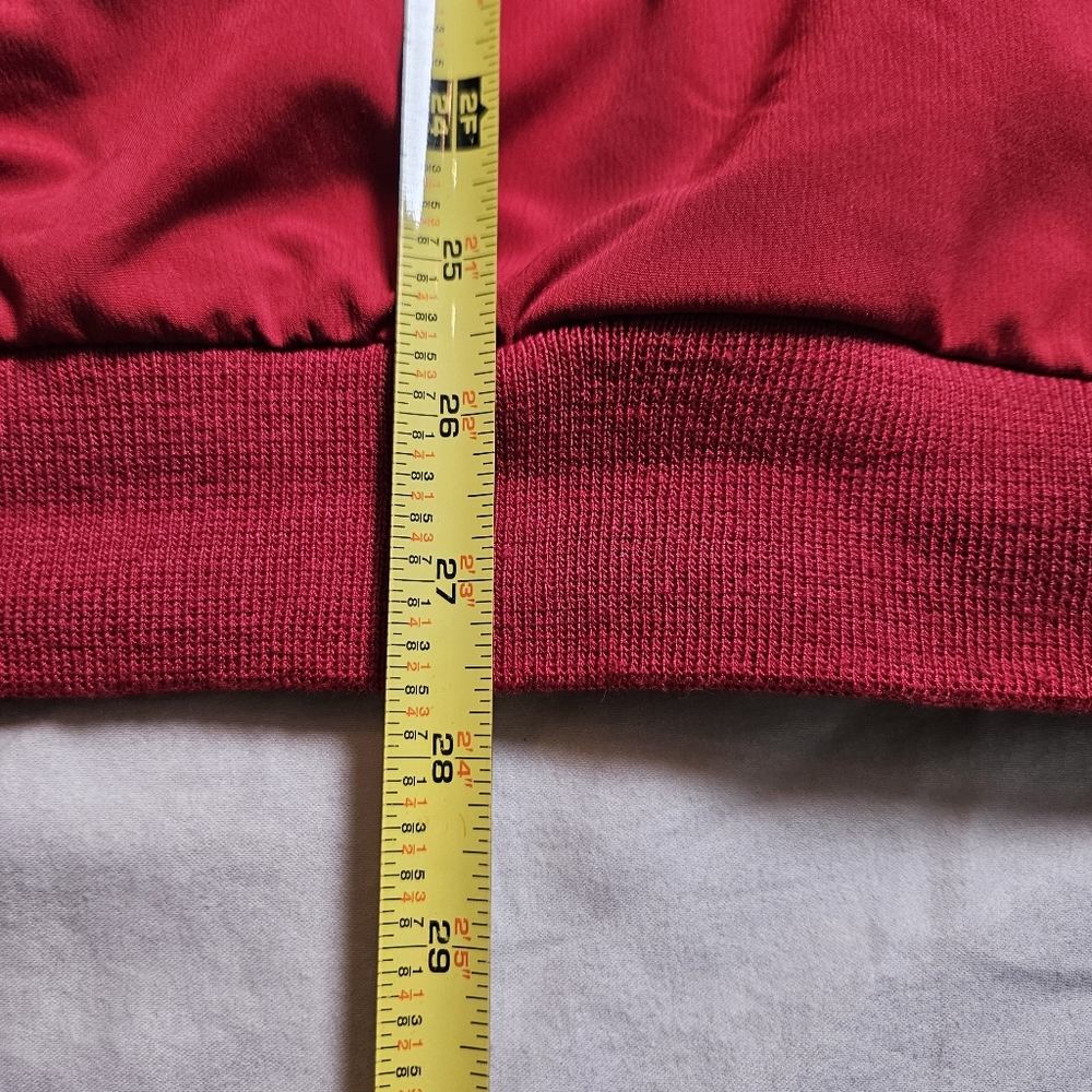 Cutter & Buck Mens L WeatherTec Red‎ Pullover Golf Windbreaker Jacket Wind Shirt - Picture 8 of 10